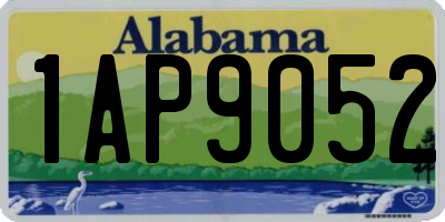 AL license plate 1AP9052