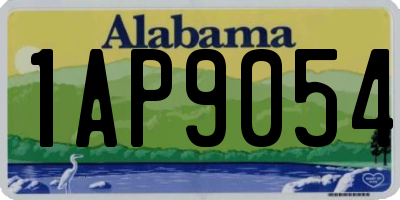 AL license plate 1AP9054