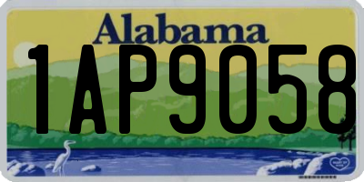 AL license plate 1AP9058