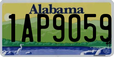 AL license plate 1AP9059