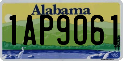 AL license plate 1AP9061