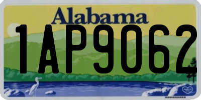 AL license plate 1AP9062