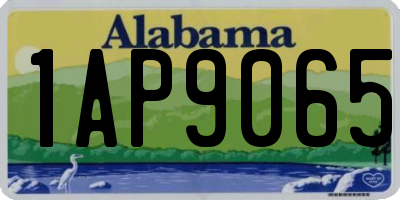 AL license plate 1AP9065