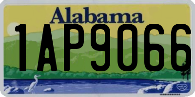 AL license plate 1AP9066
