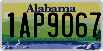 AL license plate 1AP9067