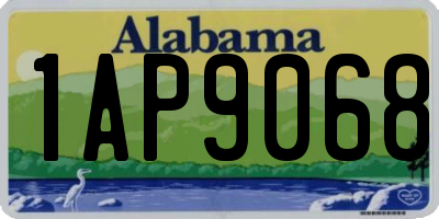 AL license plate 1AP9068