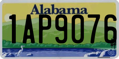 AL license plate 1AP9076