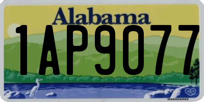 AL license plate 1AP9077