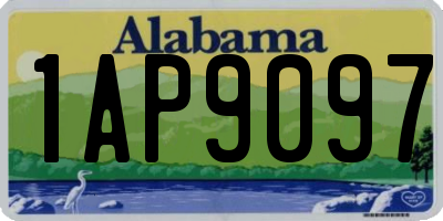 AL license plate 1AP9097