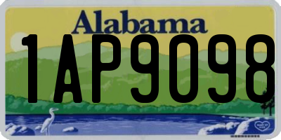 AL license plate 1AP9098