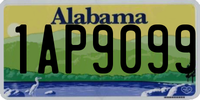 AL license plate 1AP9099