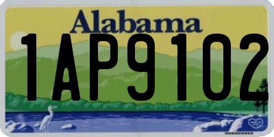 AL license plate 1AP9102