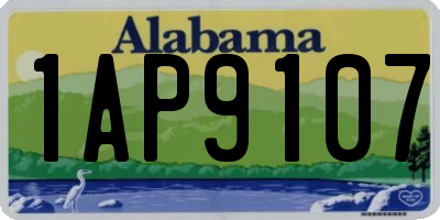 AL license plate 1AP9107