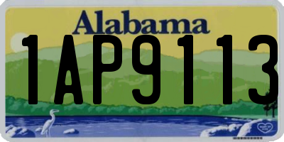AL license plate 1AP9113