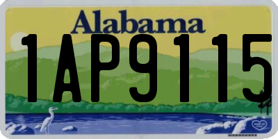 AL license plate 1AP9115