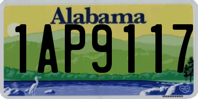 AL license plate 1AP9117