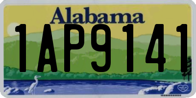 AL license plate 1AP9141