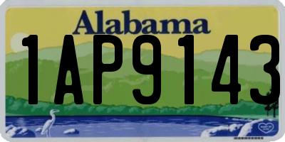 AL license plate 1AP9143