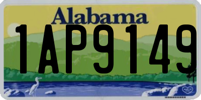 AL license plate 1AP9149