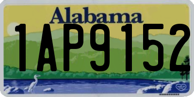 AL license plate 1AP9152