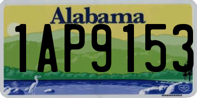AL license plate 1AP9153