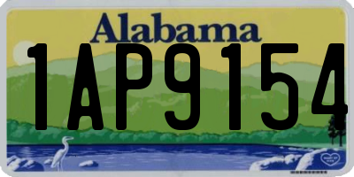 AL license plate 1AP9154