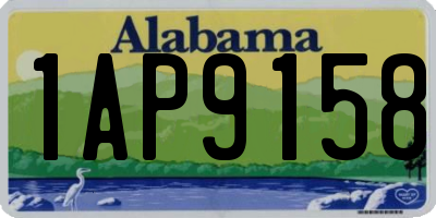 AL license plate 1AP9158