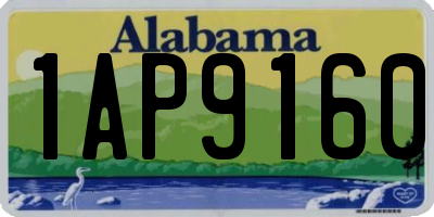 AL license plate 1AP9160