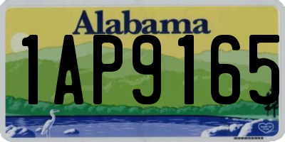 AL license plate 1AP9165
