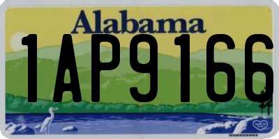 AL license plate 1AP9166