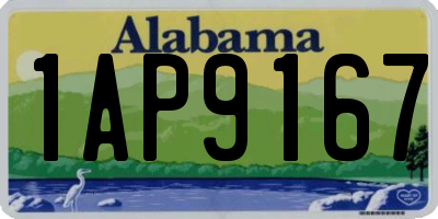 AL license plate 1AP9167