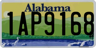 AL license plate 1AP9168