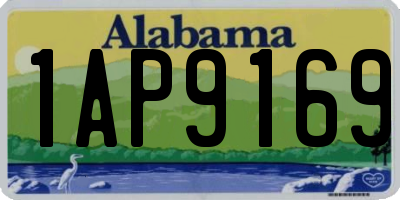 AL license plate 1AP9169