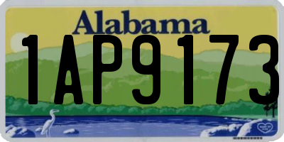 AL license plate 1AP9173