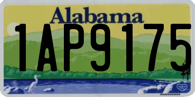 AL license plate 1AP9175