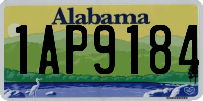 AL license plate 1AP9184