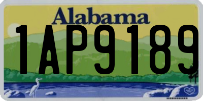 AL license plate 1AP9189