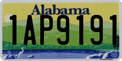 AL license plate 1AP9191