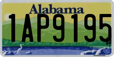 AL license plate 1AP9195