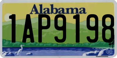 AL license plate 1AP9198