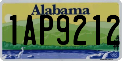 AL license plate 1AP9212
