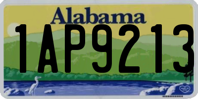 AL license plate 1AP9213