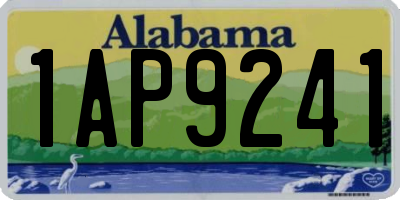 AL license plate 1AP9241