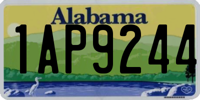 AL license plate 1AP9244