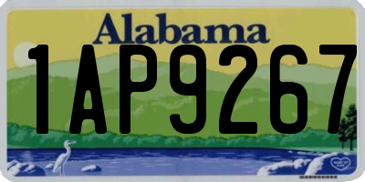 AL license plate 1AP9267