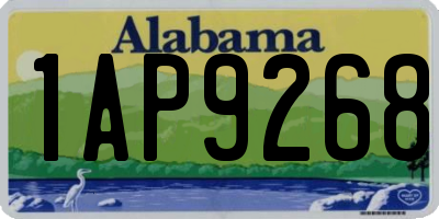 AL license plate 1AP9268
