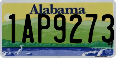 AL license plate 1AP9273