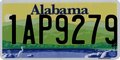 AL license plate 1AP9279