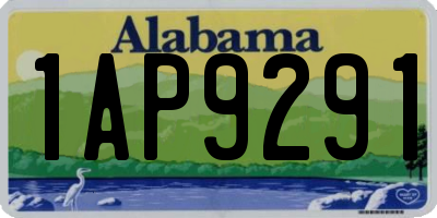 AL license plate 1AP9291