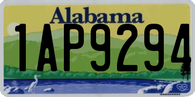 AL license plate 1AP9294